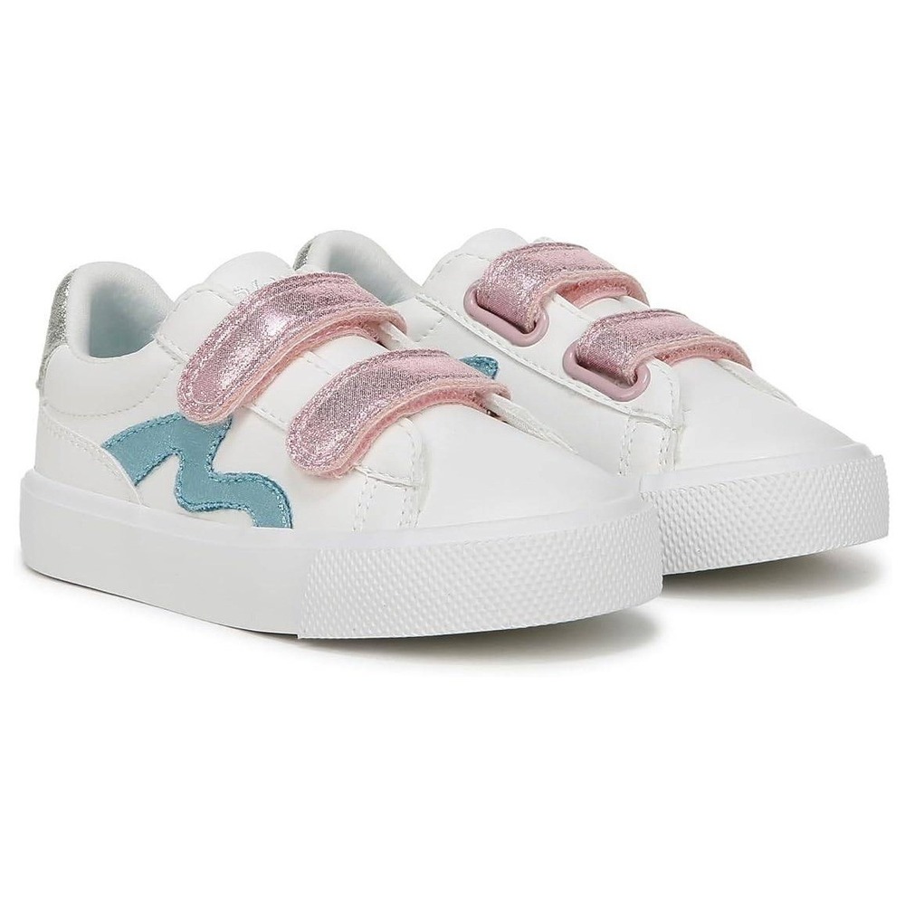 Blowfish Malibu Chicas Vice-B-T Sneakers Kid's Size 5 White Pastel Casual Shoes